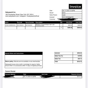 Sabyasachi bridal belt